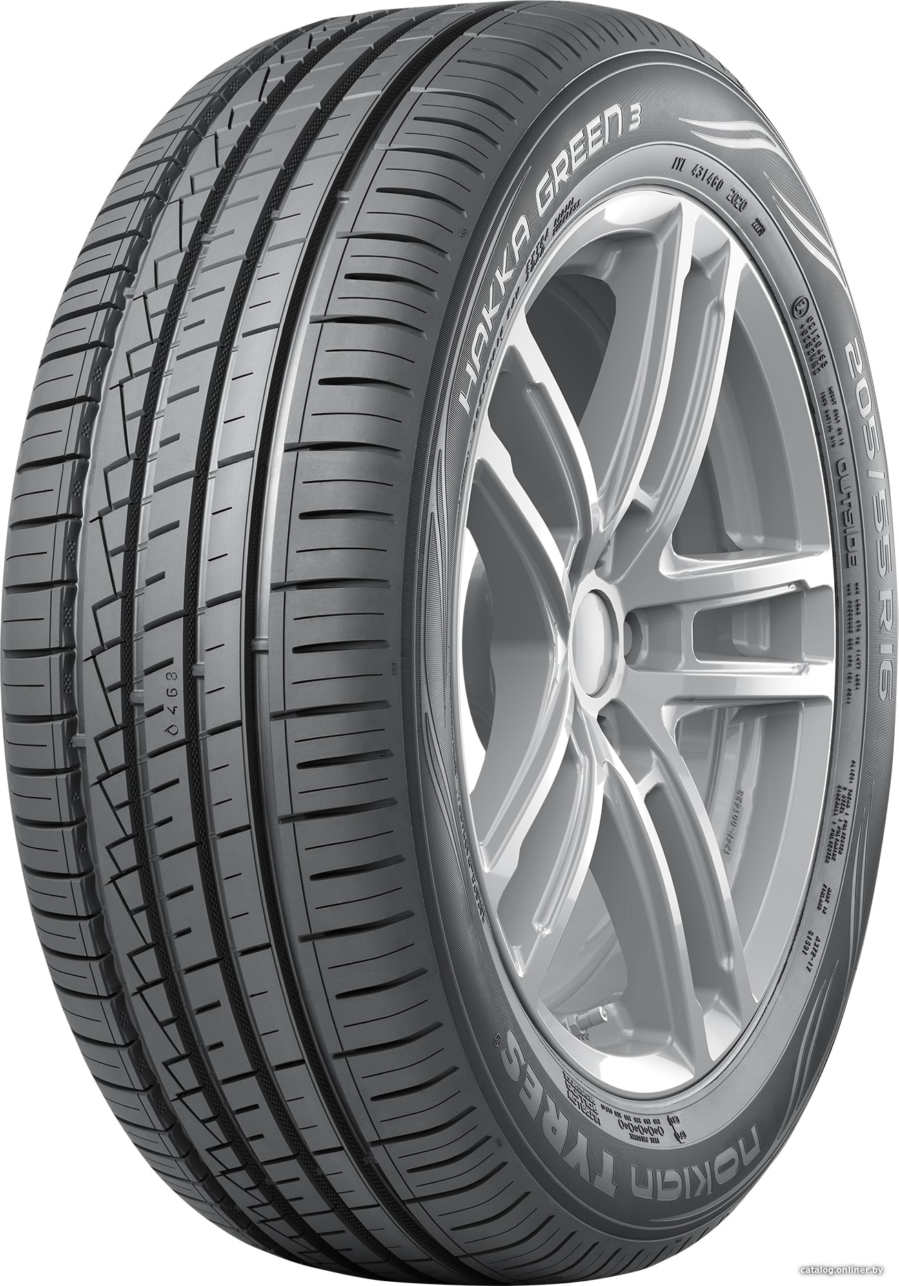 Автомобильные шины Nokian Hakka Green 3 205/65R15 99H в Гродно купить за  рублей в рассрочку